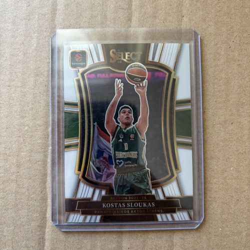 Panini Select EuroLeague Premier Level Kostas Sloukas card like new