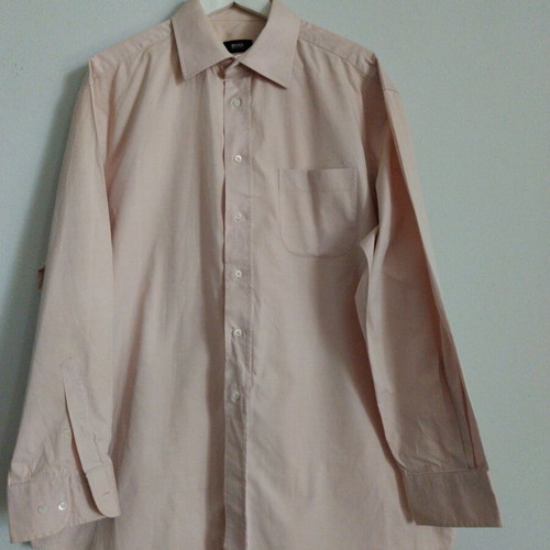Boss men's dress shirt XXL beige