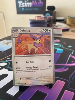 Pokemon TCG κάρτα Delcatty σαν καινούργιο 166/217