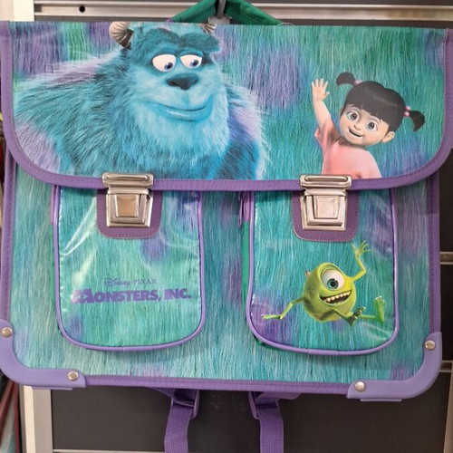 Τσάντα πλάτης Nicki τιρκουάζ με θέμα Monsters Disney και δύο θήκες