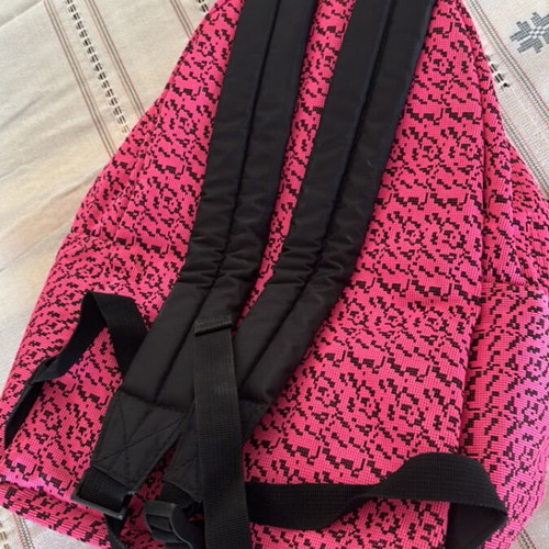 Backpack new, black and pink