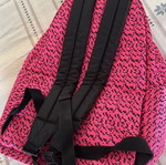 Backpack new, black and pink