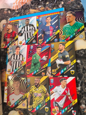 Panini cards new, set of 10 pieces