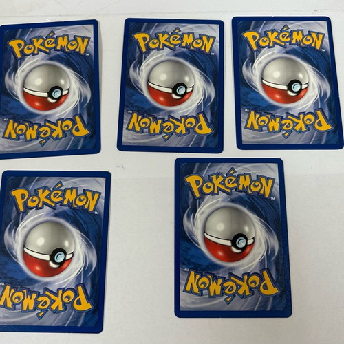 Pokémon Trainer cards used, pack of 5 in good condition