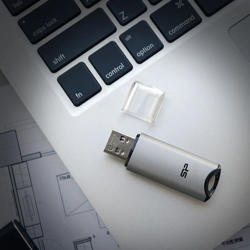 Silicon Power Marvel M02 USB Flash Drive 256GB USB 3.2 Gray New