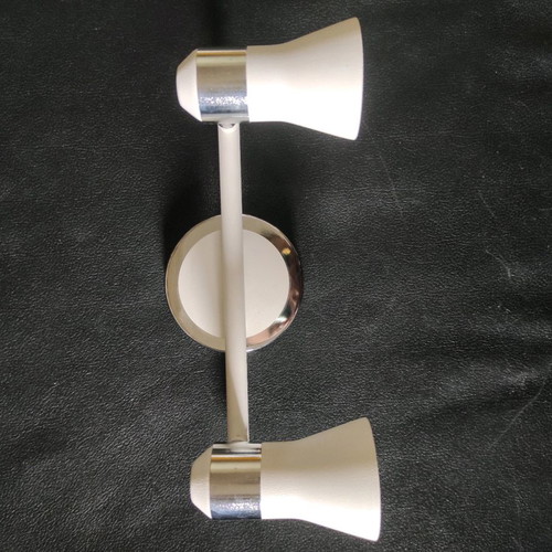 Nova Luche double spot white matte aluminum new