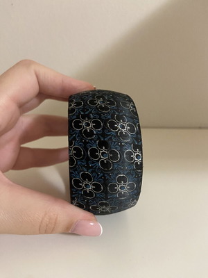 Black bracelet with patterns new
