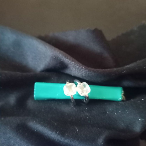 Silver 925 hoop earrings like new, small 1.5 cm