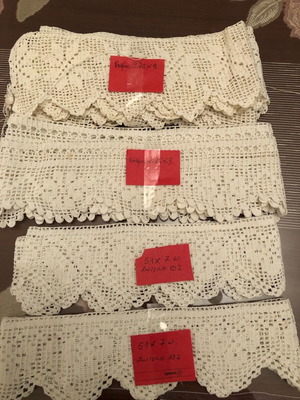 Lace of Mom new, all together with measurements