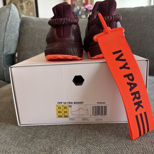 Adidas Ivy Park Ultraboost Maroon sneakers brand new