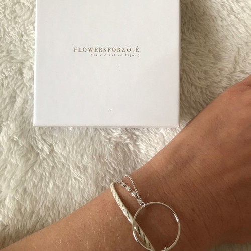 Flowersforzo.é bracelet 16.5 cm from France new