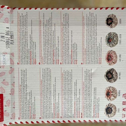 Play & Go Storage Bag and Roadmap Playmat 140cm New