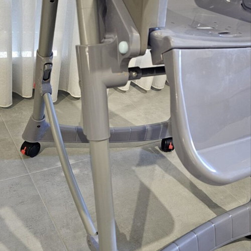 Bebe Stars Cookie baby high chair, foldable, grey