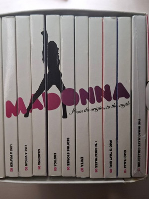 Madonna From the Origins to the Myth collectible box set like new, 9 CDs & 2 DVDs