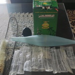 Handmade hookah used with extra accessories