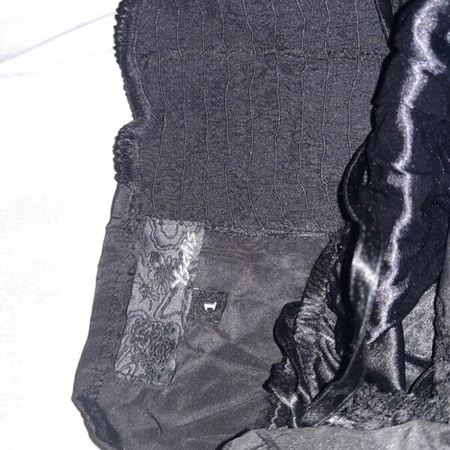 Long retro skirt used, total black, Ysatis