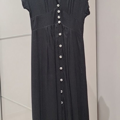 Attrattivo polka dot dress, size S, black and white
