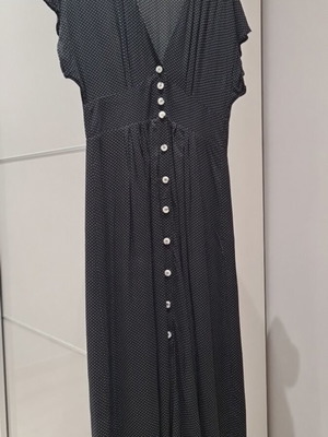 Attrattivo polka dot dress, size S, black and white