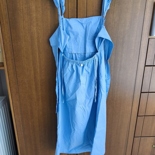 White 22 women's blue dress size S, new
