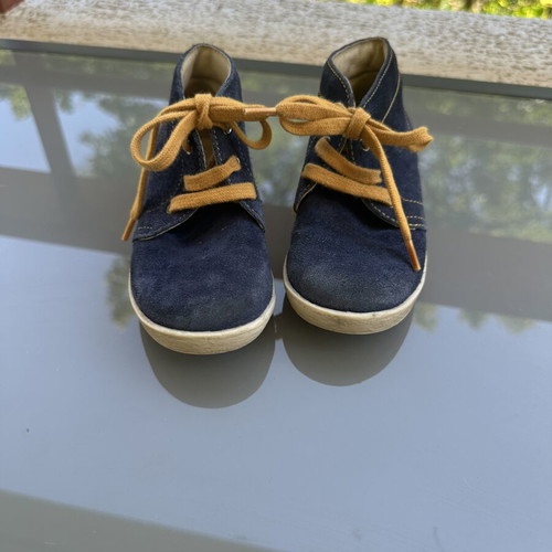 Falcotto Naturino Kids Suede Leather Boots Size EU25 Like New Blue