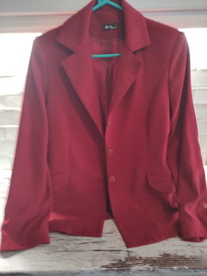 A-Style red blazer jacket used size L