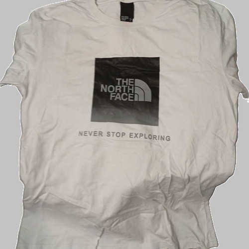 The North Face T-Shirt used, men's XXL, white