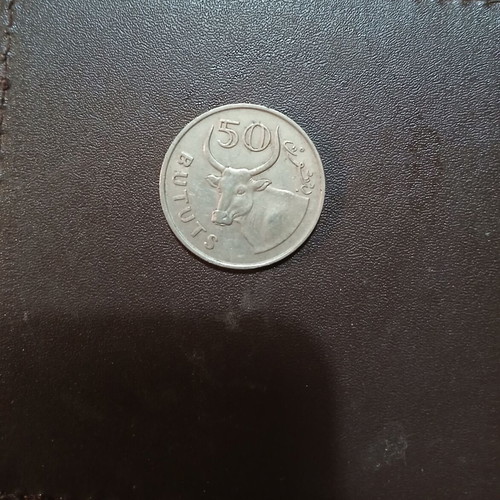 Gambia 1971 50 Bututs coin