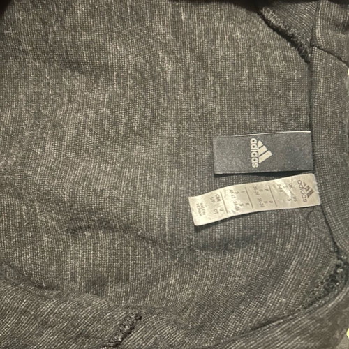 Adidas women's hoodie jacket like new, dark gray-black