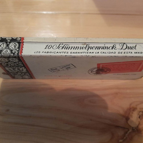 Schimmelpenninck Duet Empty Cigars Tin Box