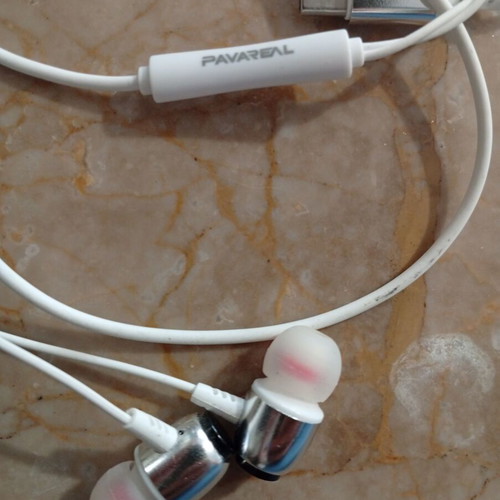 Wired headphones used