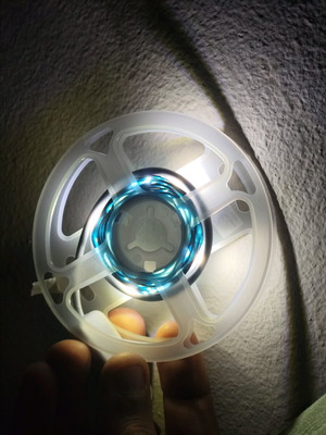 Led strip 2m 6500k cool light with switch new, unused