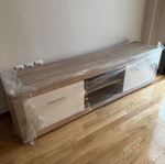 TV stand, assembled, light use