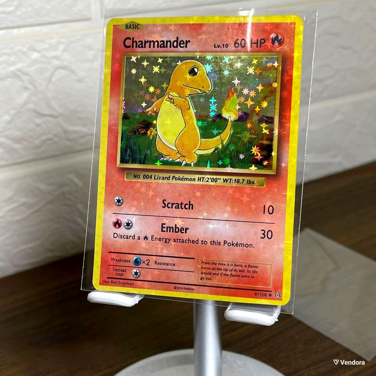 Pokemon - Charmander (9/108) - XY Evolutions - Reverse Holo