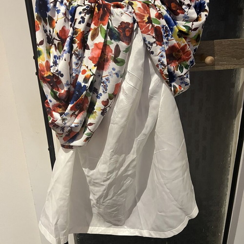 Midi skirt like new with inner lining, multicolor