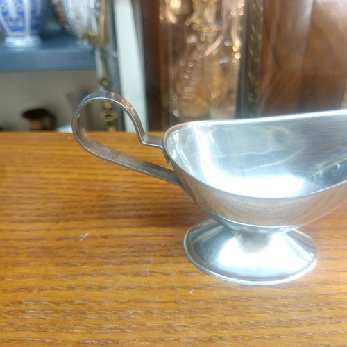 Inox sauce boat like new for dip or sauce