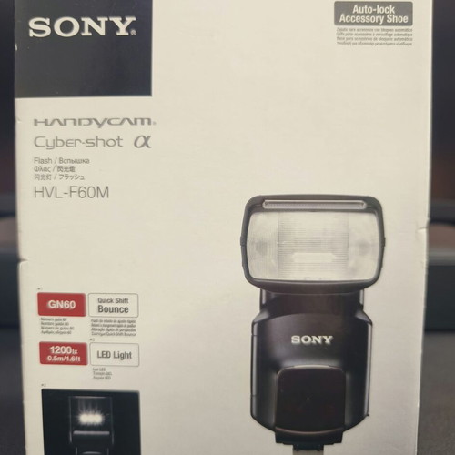 Sony HVL-F60M flash used with minimal use