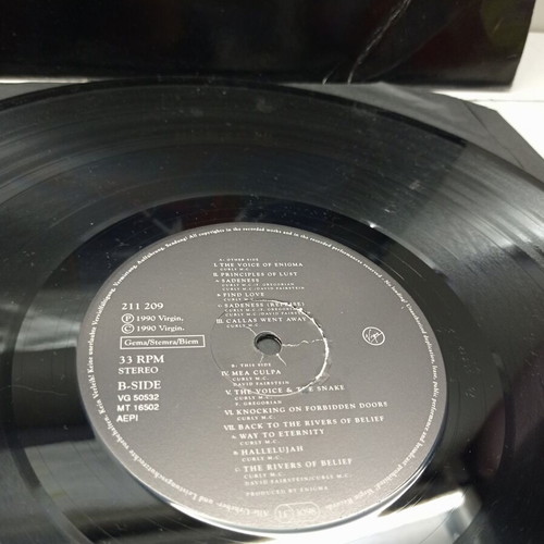 Enigma MCMXC a.D. 1990 vinyl LP near mint Greek pressing
