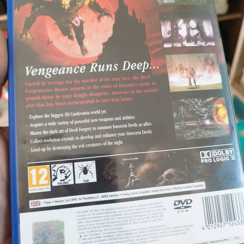 Castlevania Curse Of Darkness PlayStation 2 used