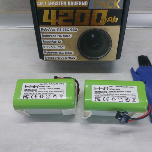 EGR Robot Vacuum Batteries 2-Pack 4200mAh 14.4V new