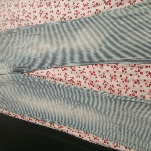 Diesel pants like new, white and blue