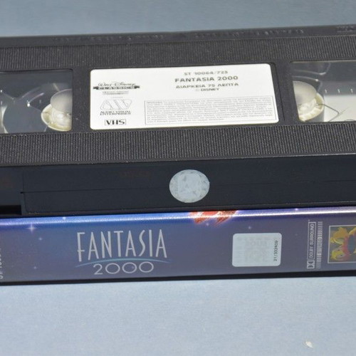 Fantasia 2000 VHS tape used, animated