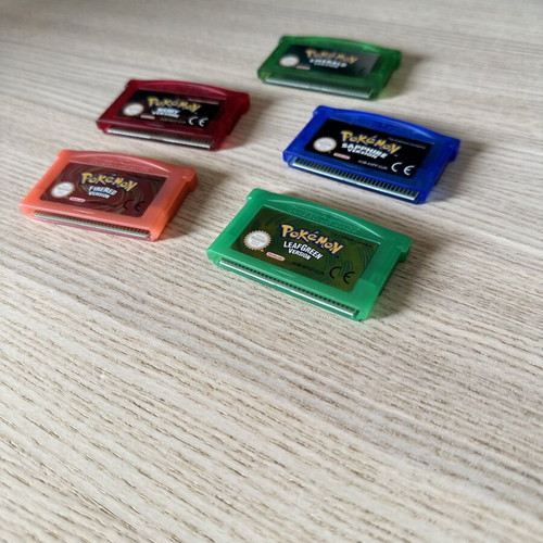 Pokemon Game Boy Advance cartridges like new, set of 5