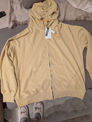 Funky Buddha men's cardigan new size L yellow