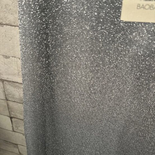 Long silver lurex dress Baobab new, size L