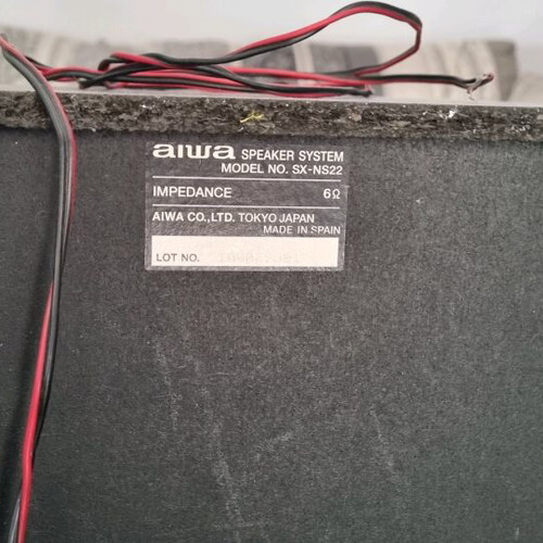Aiwa NSX - S22 speakers used, set of 2