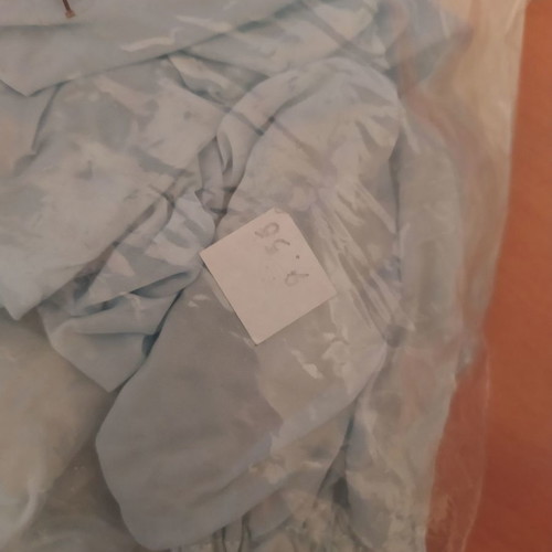 Waterproof hair cap for bath in sky blue