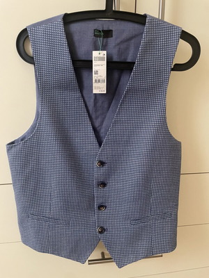 Benetton αντρικό γιλέκο καινούργιο, νούμερο small, μπλε