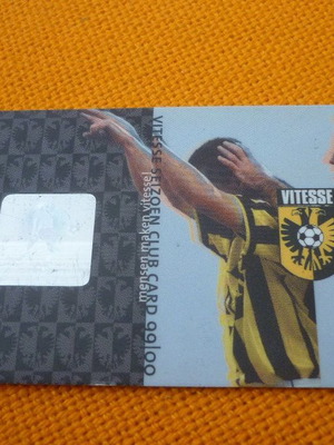 Κάρτα εισιτηρίου διαρκείας Vitesse Arnem Ολλανδία μεταχειρισμένη 1999-2000