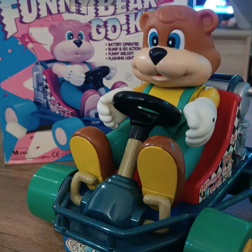 Bear toy in Kart 1995 like new, Mani industries