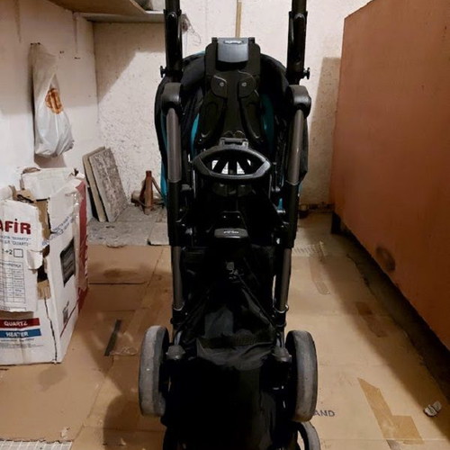 Peg Perego Si Switch stroller used, lightweight umbrella, deep green